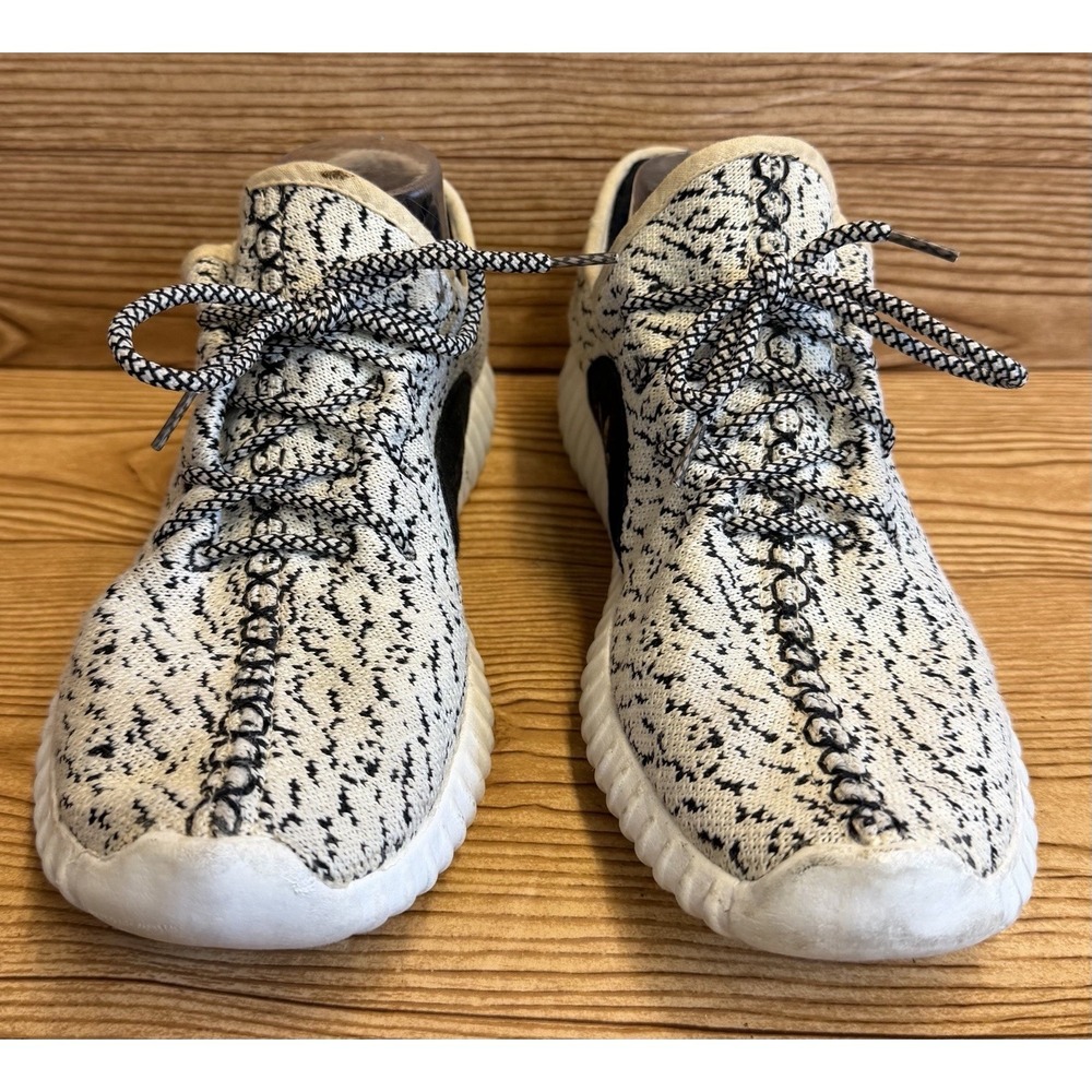 Adidas Yeezy Boost 350 Turtle Dove‎ Mens Sz 8 (41) Black Sneakers Shoes - Picture 5 of 8